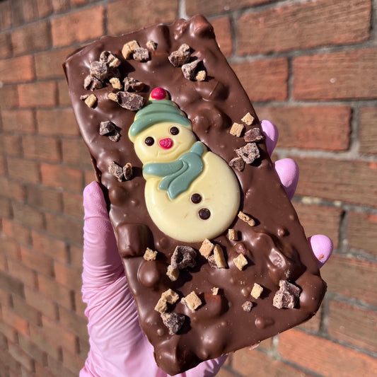 Rocky road snowman