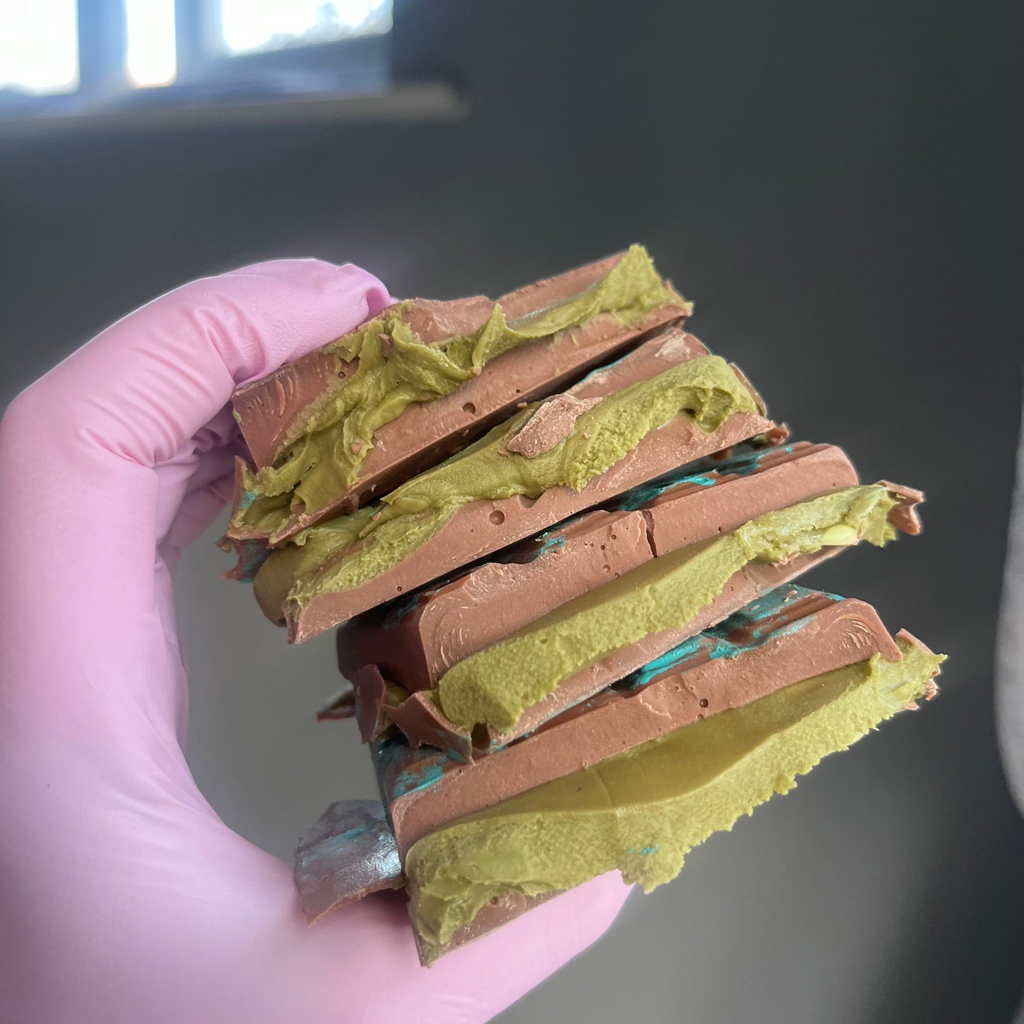 Pistachio filled mega bar