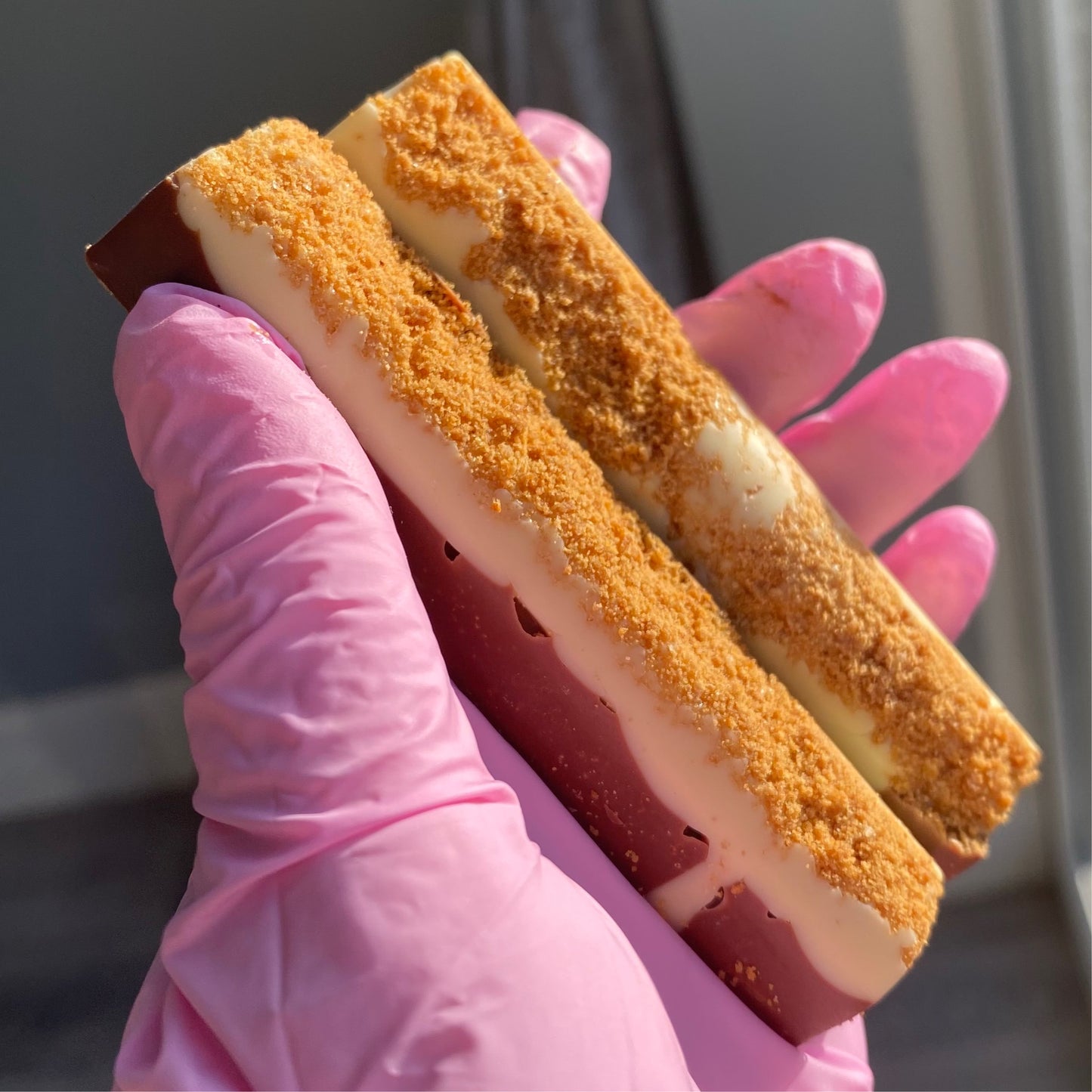 Biscoff filled Baton